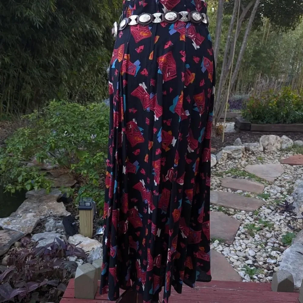 Vintage 90s Western Rodeo Skirt 28